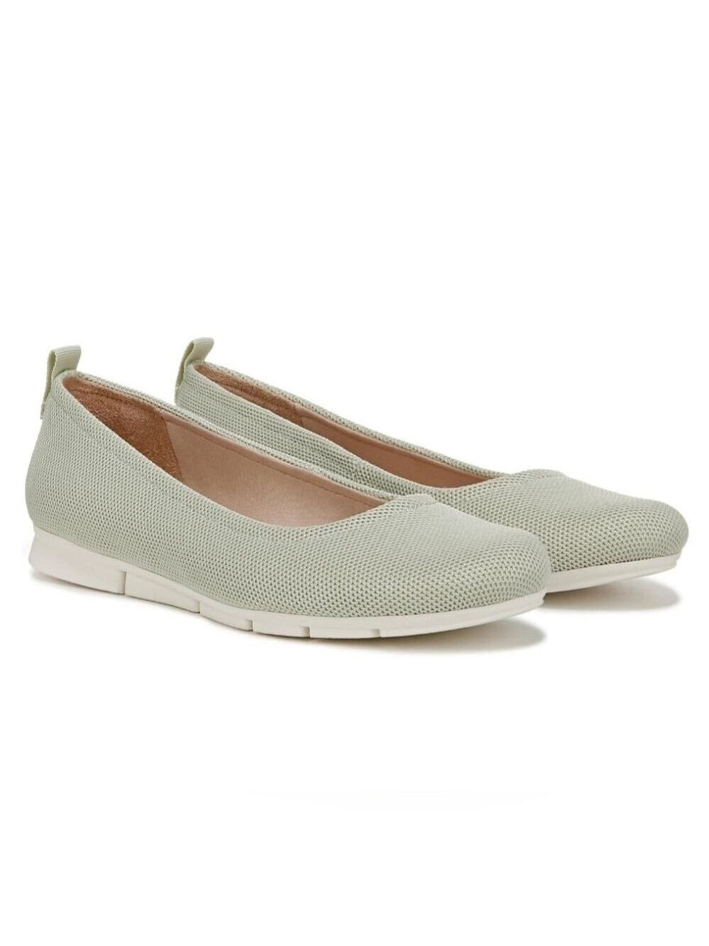 Dr. Scholl's Feel Good Light Green Flats 8m